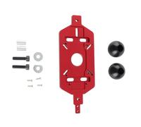 Universal Router Base Plate | Aluminum Alloy Guide for Wood Trimming & Milling | Dual Handle for Accurate Slotting/Profile Cutting/DIY Projects | Fits 10-25mm Boards