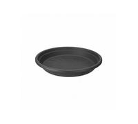 elho Sottovaso Universale Round 48 - Sottovaso per Interni ed Esterni - 100% Plastica Riciclata - Ø 48.0 x H 7.0 cm - Nero/Antracite