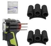 Universal Self-Adhesive Drill Bit Gripper, Drill Bit Holder Tool for Impact Driver, to Six Driver Bits, Holster Bits Gripper with High Strength Adhesive, Fits Most Drills, Easy to Install (2Pcs)