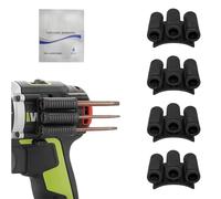 Universal Self-Adhesive Drill Bit Gripper, Drill Bit Holder Tool for Impact Driver, to Six Driver Bits, Holster Bits Gripper with High Strength Adhesive, Fits Most Drills, Easy to Install (4Pcs)