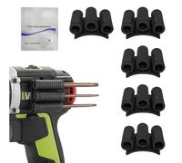 Universal Self-Adhesive Drill Bit Gripper, Drill Bit Holder Tool for Impact Driver, to Six Driver Bits, Holster Bits Gripper with High Strength Adhesive, Fits Most Drills, Easy to Install (5Pcs)