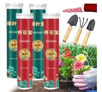 Universal Slow-Release Organic Fertilizer, 22/44/66Pack Home Gardening Universal Slow-Release Tablet Organic Fertilizer, Concentrated All-Purpose Fertilizer Ease Plant Food (Mix, 4pcs)