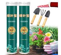 Universal Slow-Release Organic Fertilizer, 22/44/66Pack Home Gardening Universal Slow-Release Tablet Organic Fertilizer, Concentrated All-Purpose Fertilizer Ease Plant Food (Green Leave, 2pcs)