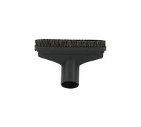 Universal - Spazzola universale di alta qualità in plastica nera, multiuso, con striscia rimovibile in setole in crine di cavallo, 32 mm