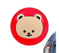 Universal Start Stop Button Cover - Fun Vehicle Accessory, Cute Bear Car Decoration, Protective Cap For Dashboard Start Button, Dur able Anti-Slip Cover For Outdoor Travel Trucks Rvs Boats Vehicle