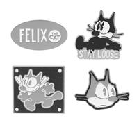 Universal Studio Japan Felix the Cat Pin Badge Set (4 pezzi)