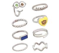 Universal Studio Japan Minions Minion Bob / Tim Ring Set (8 pezzi)