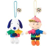 Universal Studio Japan Peanuts Snoopy / Charlie Brown coppia portachiavi masc...