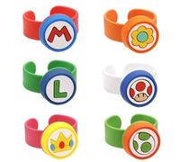 Universal Studio Japan Super Nintendo World Mario Characters Ring Set (6 pezzi)