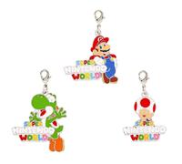 Universal Studio Japan Super Nintendo World Mario/Toad/Yoshi Charm Set (3 pezzi)