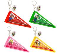 Universal Studio Japan Super Nintendo World Pennant Keychain Set (4 pezzi)