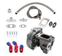 UNIVERSAL T3 T4 TURBO TURBOCHARGER 0.5 A/R 0.63 OIL INLET & FEED RETURN LINE KIT