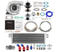 Universal T3 Turbocompressore Turbocharger Kit + Turbo Intercooler For 1.5-3.0L