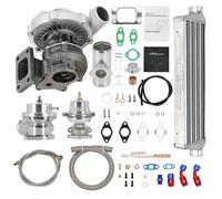 Universal T3 Turbocompressore Turbocharger Kit + Turbo Intercooler For 1.5-3.0L