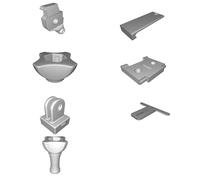 Universal Tablet Mount for Hubsan Zino Controller with GoPro Mount 155-190mm