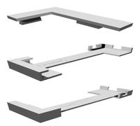 Universal Tablet Wall Mount for 9mm Devices - Child Safe Security Corner Holder
