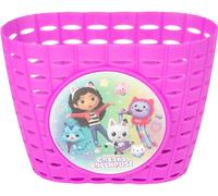 Universal TATAWAY Cestino Gabby's Dollhouse Bici Bambini Rosa Con Attacchi Auto
