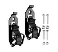 Universal Tool Mount Bracket - 2 Pack Quick Release Shovel Holder - Heavy-Duty Rubber Grip For RV, Van, & Utility Trailers, Multi-Purpose Garage & Ceiling Storage Organizer