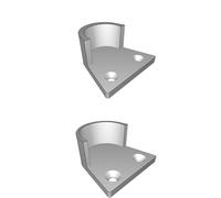 Universal Tube Mount for 20mm 25mm Rails Wall Rack Installation 3D Printed