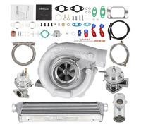 Universal Turbo Kit For 1.5L-3.0L engine Oil Feed / Return Line + Intercooler