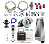 Universal Turbo Kit For 1.5L-3.0L engine Oil Feed / Return Line + Intercooler