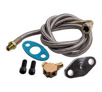 Universal Turbo Oil Feed Line 90 Degree 4AN T3 T4E T66 T70 T72 Linea olio turbo