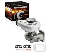 Universal Turbo T3 T04E Turbocompressore con Guarnizioni Kit Oil Cooled 4-Bolt