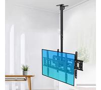 Universal TV Ceiling Mount Stand Full Motion Adjustable Bracket for 4070 inch TVs Telescoping Tilt & Swivel Height Adjustable Fits 1.52m Ceilings