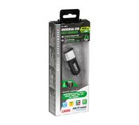 Lampa Caricatore auto 38871 - Doppia presa USB ricarica veloce 4800 mA 12/24V