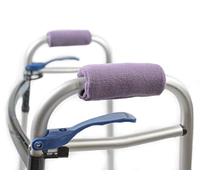 Universal Walker - Copri manopole in morbido pile con nucleo in memory foam