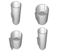 Universal Wall Mount for Trimmer Line Storage - Multi-Rail Compatible Holder