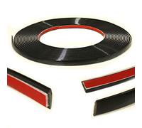 Universale 12 mm x 5 m Car Styling Modanatura Striscia Trim Autoadesivo Dettaglio Bordo Nero Auto Van Camion Pickup Barca