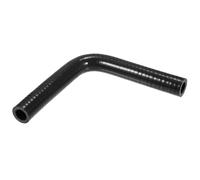 Universale 16mm 0.63" Accoppiatore Auto ID 90 Gradi Silicone Tubo Nero
