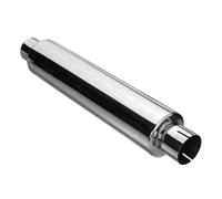 Universale 2.25 "/2.5" ID In Acciaio Inox Auto Silenziatore Di Scarico Silenziatore Risonatore Punta Del Silenziatore Di Scarico Tubo Di Scappamento(Size 2)