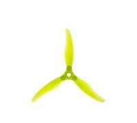 Universale 2 paia/4 pezzi 5,1 pollici eliche pieghevoli a 3 pale per droni freestyle a lunga distanza (giallo)