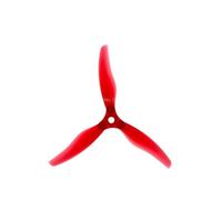 Universale 2 paia/4 pezzi 5,1 pollici eliche pieghevoli a 3 pale per droni (rosso)