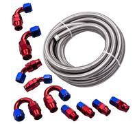 AN10 OLIO COMBUSTIBILE ARIA GAS LINEA TUBO RACCORDO TUBO INTRECCIATO UNIVERSALE