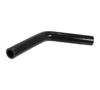 Universale 22mm 0.87" ID 45 Gradi Auto Accoppiatore Silicone Tubo Nero