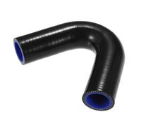 Universale 28mm 1.10" ID 135 Grado Auto Accoppiatore Silicone Tubo Nero