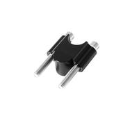 Universale 28Mm 22Mm Supporto Manubrio Morsetto Riser Moto Rialzo Manubrio Moto(Black,28mm)