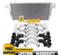 universale 3.0"- 24"x13"x3" Aluminum Turbo Intercooler Piping Kit Coupler Black