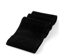 Universale 36cm/38cm/40cm Materiale Scamosciato Coprivolante Per Auto Accessori Per Interni Automobilistici Coprivolante Custodia(36cm Black line)