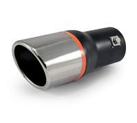Universale 3922 Terminale di scarico per auto Terminale Silenziatore sportivo Acciaio inossidabile Cromo 55mm