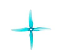 universale 4 pezzi/2 paia 51455 da 5 pollici a pale/3 pale, motore brushless, adatta for droni corsa(Transparent blue)