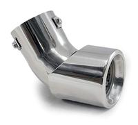 Universale 4167 Terminale di scarico per auto Terminale Silenziatore sportivo Acciaio inossidabile Cromo 71mm