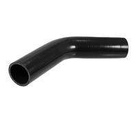 Universale 48mm 1.89" ID 45 Gradi Auto Accoppiatore Silicone Tubo Nero