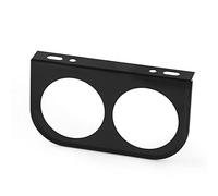 Universale 52 mm doppio calibro sotto il cruscotto montaggio staffa Pod doppio foro cruscotto cruscotto calibro Pod Supporto per il montaggio dell'indicatore (Black)