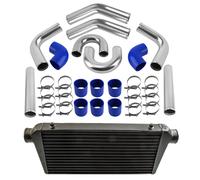 Universale 600 X 300 X 76mm Intercooler & 3" (76mm) INTERCOOLER tubazioni KIT