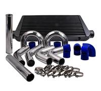 Universale 600 X 300 X 76mm Intercooler & 3" (76mm) INTERCOOLER tubazioni KIT