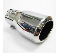 Universale 626 Terminale di scarico per auto Terminale Silenziatore sportivo Acciaio inossidabile Cromo 71mm